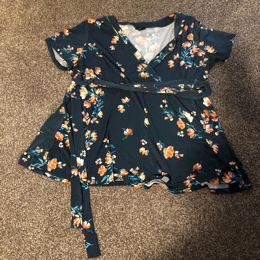 Torrid faux wrap top